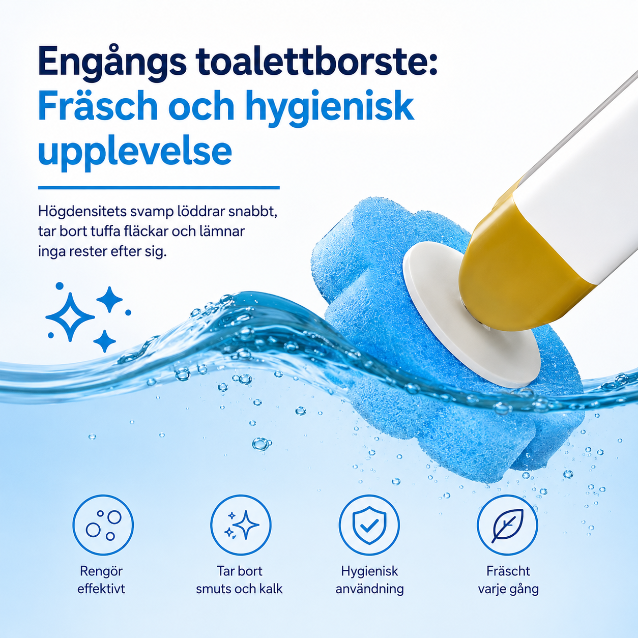 Smart Engångstoalettborste